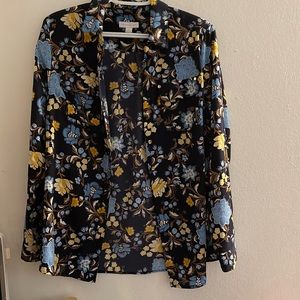 Floral button up